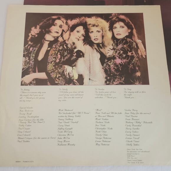 Stevie Nicks The Wild Heart Vinyl LP Album Vintage 1983 Lyric Sheet Modern - Picture 6 of 11